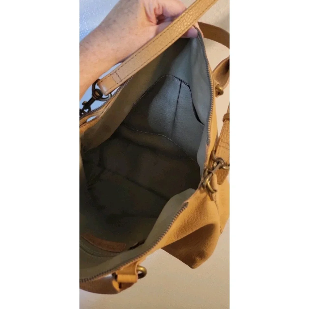 American‎ Leather Co. Carrie Dome Satchel Bag Crossbody